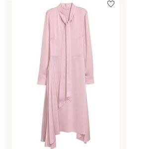 NWT H&M Side pleated Rose Midi Dress SZ 8